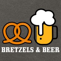 Bretzels And Beer Funny Oktoberfest Cotton Canvas Backpack