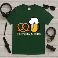 Bretzels And Beer Funny Oktoberfest T-Shirt