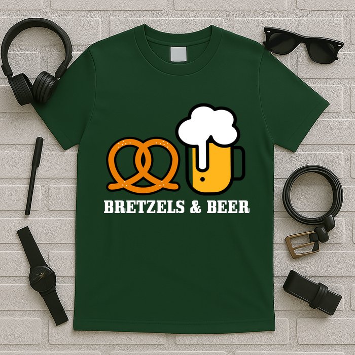Bretzels And Beer Funny Oktoberfest T-Shirt