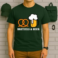 Bretzels And Beer Funny Oktoberfest T-Shirt
