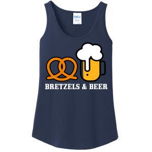 Bretzels And Beer Funny Oktoberfest Ladies Essential Tank