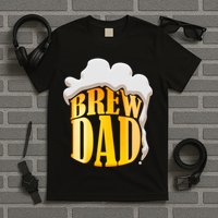 Brew Dad Matching Design T-Shirt