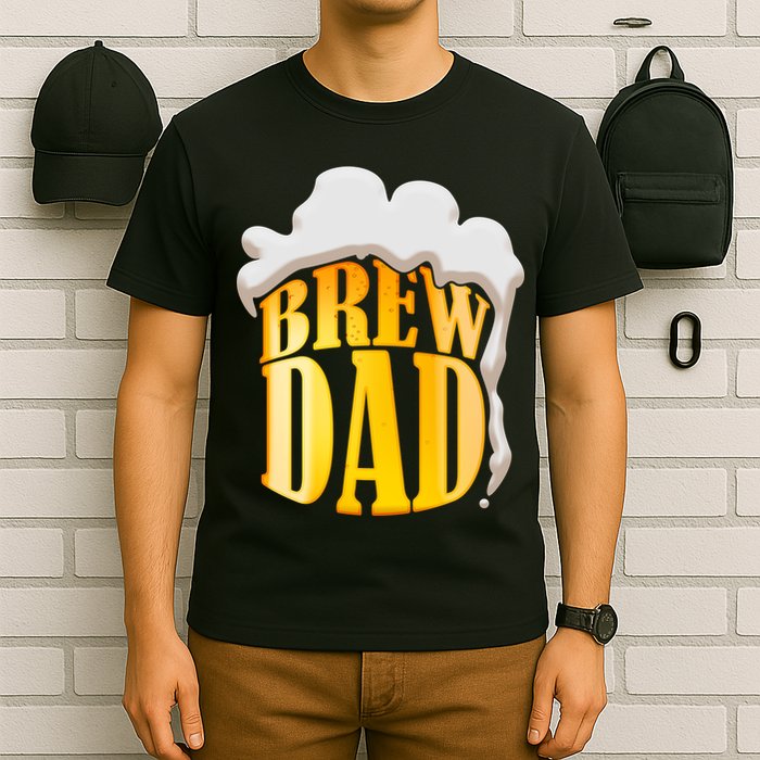 Brew Dad Matching Design T-Shirt