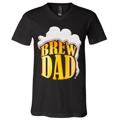 Brew Dad Matching Design V-Neck T-Shirt
