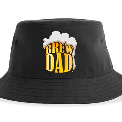 Brew Dad Matching Design Sustainable Bucket Hat