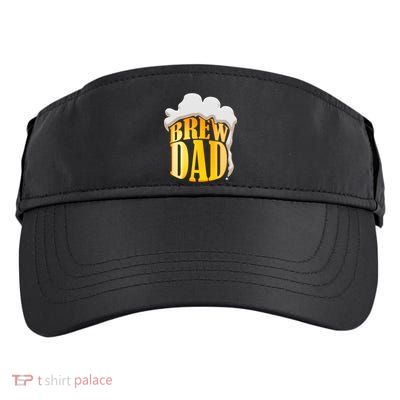 Brew Dad Matching Design Adult Drive Performance Visor