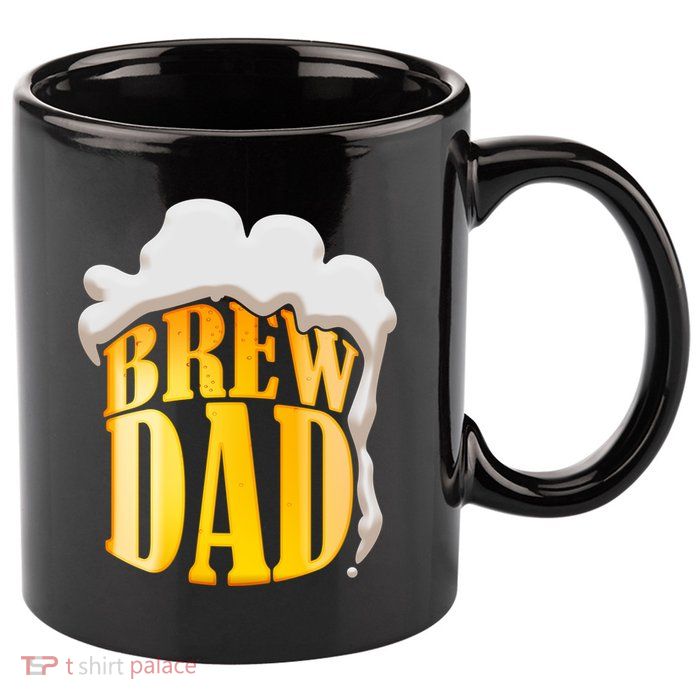 Brew Dad Matching Design 11oz C Handle Ceramic Mug