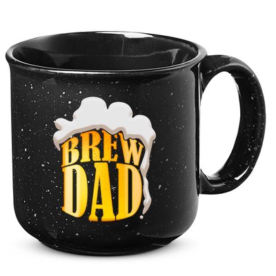 Brew Dad Matching Design 15oz Campfire Ceramic Mug
