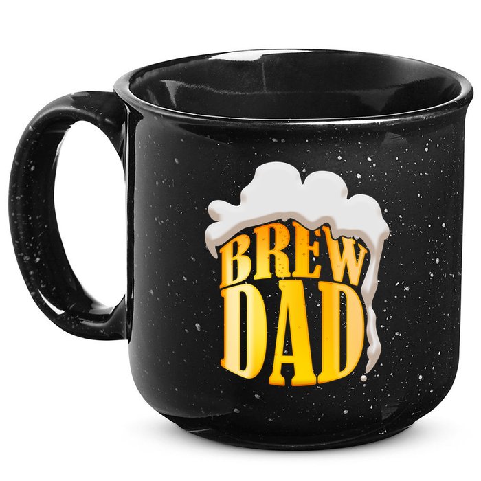Brew Dad Matching Design 15oz Campfire Ceramic Mug
