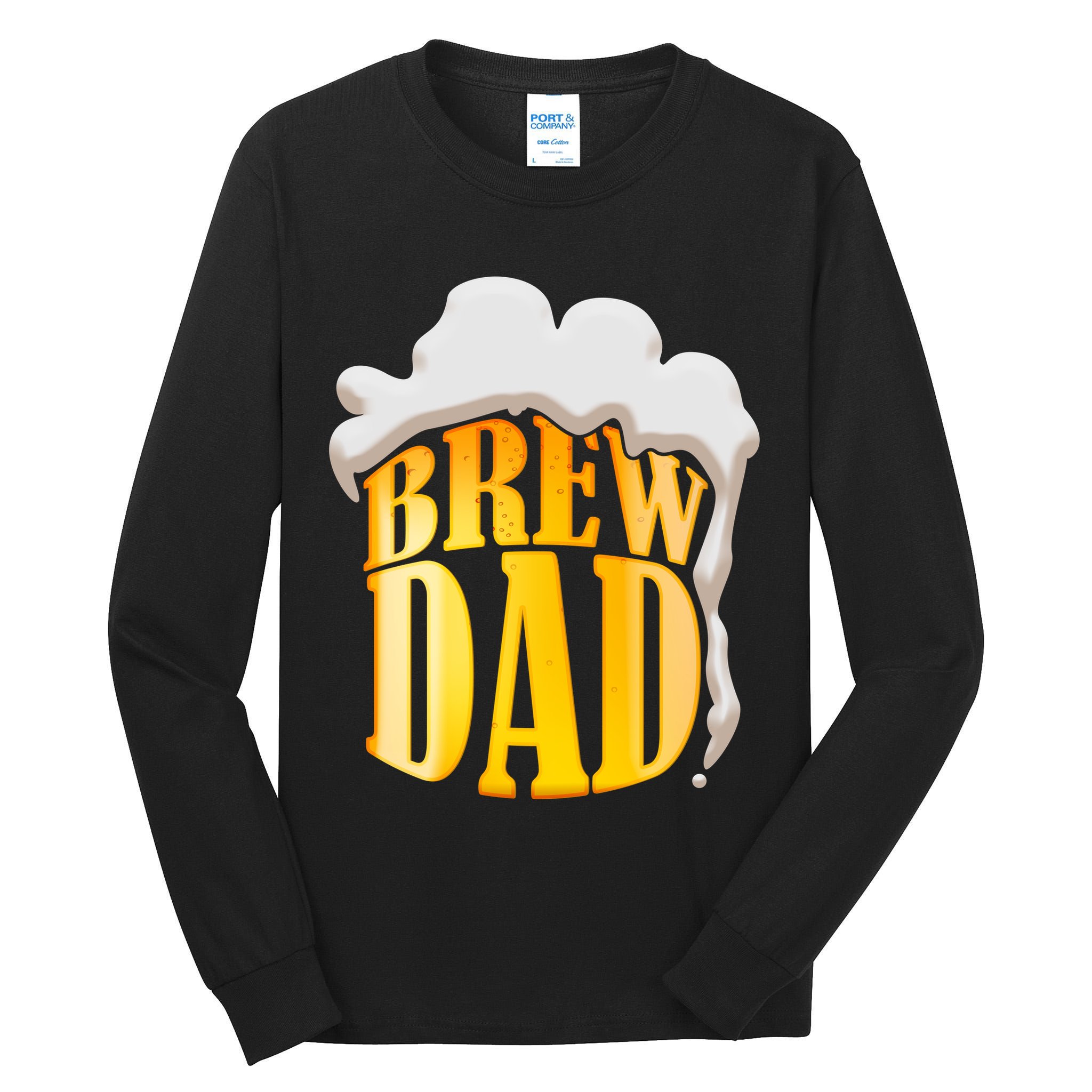 Brew Dad Matching Design Tall Long Sleeve T-Shirt