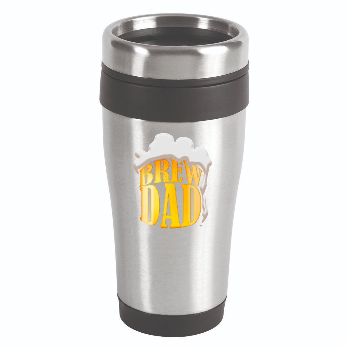 Brew Dad Matching Design 16oz Travel Tumbler