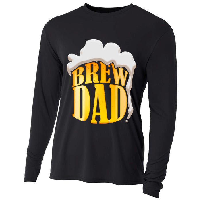 Brew Dad Matching Design Cooling Performance Long Sleeve Crew