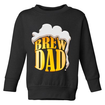 Brew Dad Matching Design Toddler Sweatshirt
