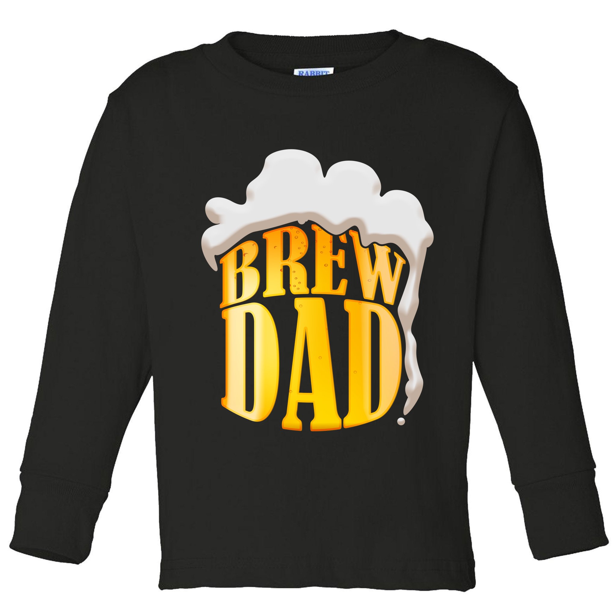 Brew Dad Matching Design Toddler Long Sleeve Shirt