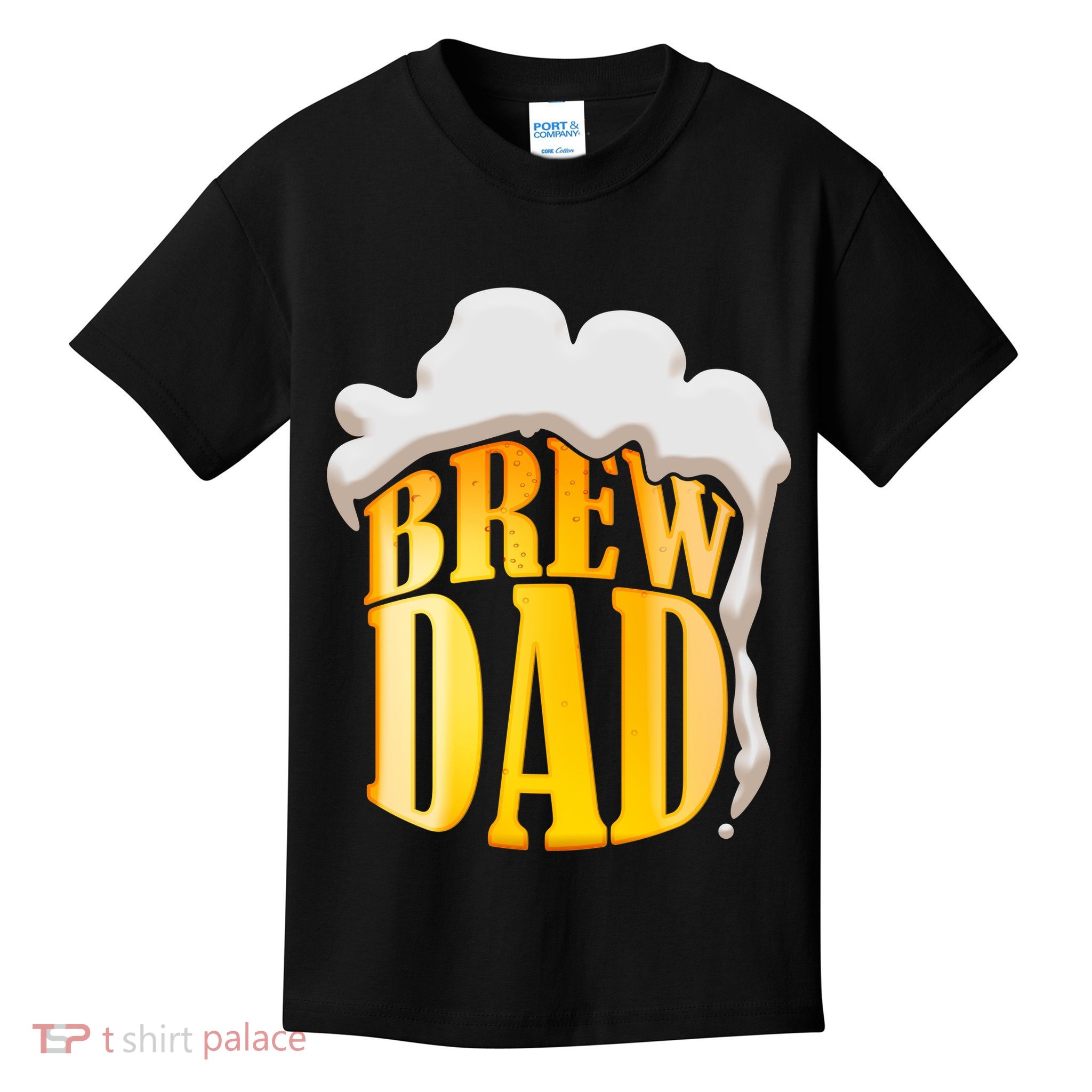 Brew Dad Matching Design Kids T-Shirt
