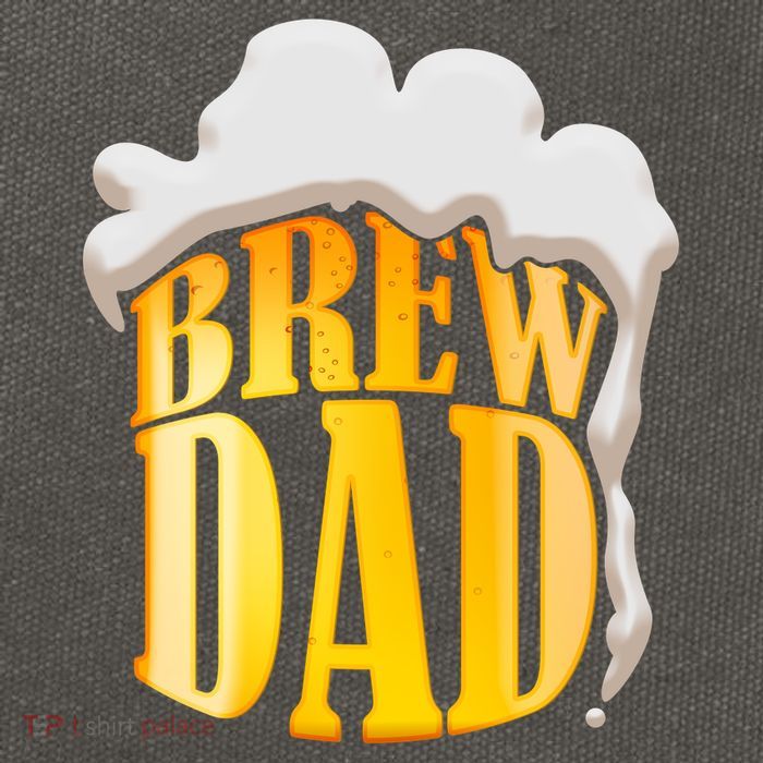 Brew Dad Matching Design Cotton Canvas Backpack