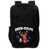 Brew-Dolph Christmas Reindeer Impact Tech Backpack