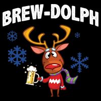 Brew-Dolph Christmas Reindeer Impact Tech Backpack