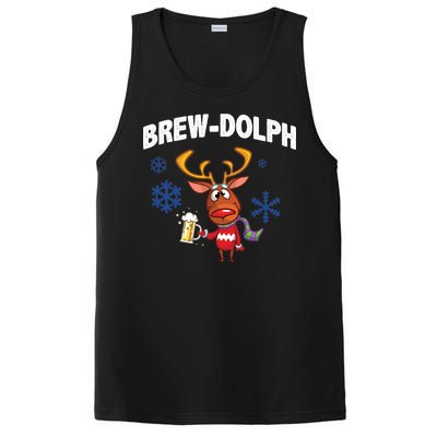 Brew-Dolph Christmas Reindeer PosiCharge Competitor Tank