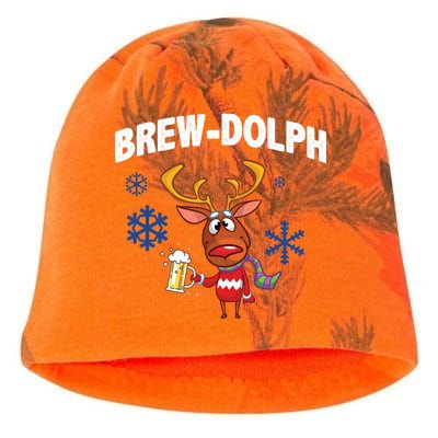 Brew-Dolph Christmas Reindeer Kati - Camo Knit Beanie