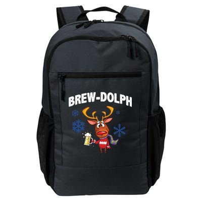 Brew-Dolph Christmas Reindeer Daily Commute Backpack