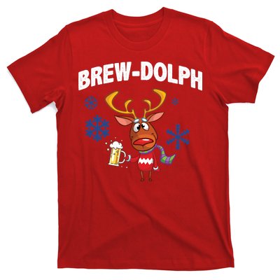 Brew-Dolph Christmas Reindeer T-Shirt