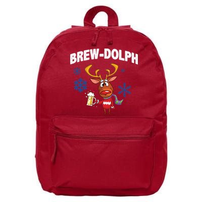 Brew-Dolph Christmas Reindeer 16 in Basic Backpack