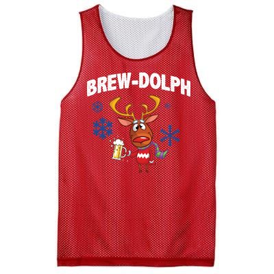 Brew-Dolph Christmas Reindeer Mesh Reversible Basketball Jersey Tank