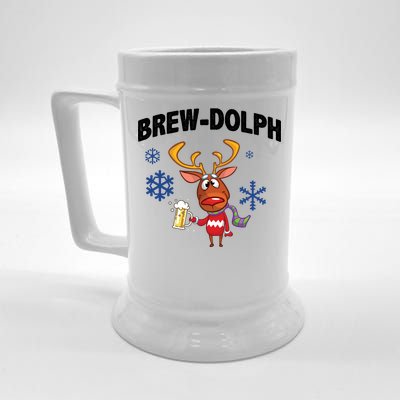 Brew-Dolph Christmas Reindeer Beer Stein