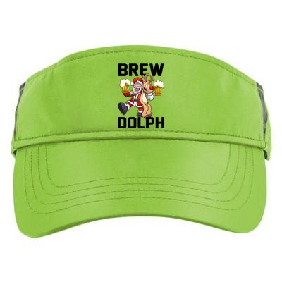 Brew Dolph Red Nose Reindeer Adult Drive Performance Visor