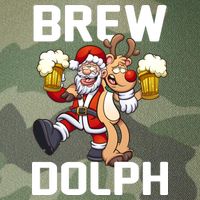 Brew Dolph Red Nose Reindeer Legacy Tie Dye Trucker Hat