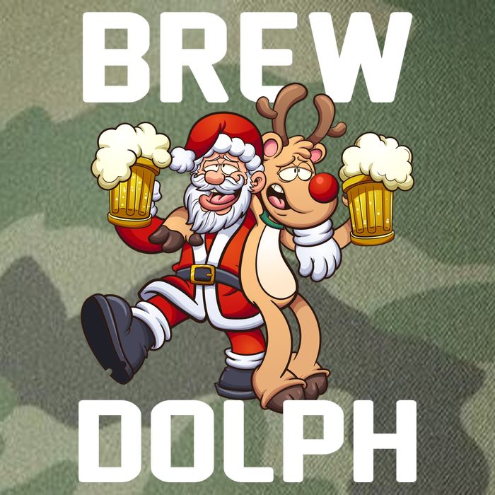 Brew Dolph Red Nose Reindeer Legacy Tie Dye Trucker Hat