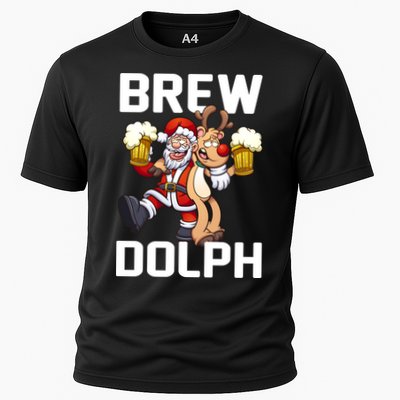 Brew Dolph Red Nose Reindeer Performance Shirt