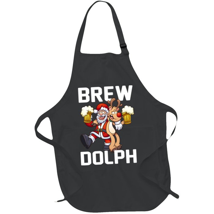 Brew Dolph Red Nose Reindeer Apron