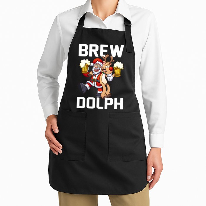 Brew Dolph Red Nose Reindeer Apron