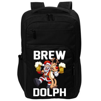 Brew Dolph Red Nose Reindeer Impact Tech Backpack