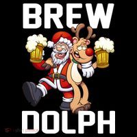 Brew Dolph Red Nose Reindeer 7-Panel Snapback Hat