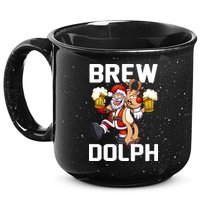 Brew Dolph Red Nose Reindeer 15oz Campfire Ceramic Mug