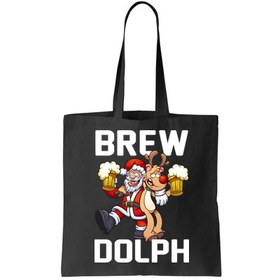Brew Dolph Red Nose Reindeer Bag