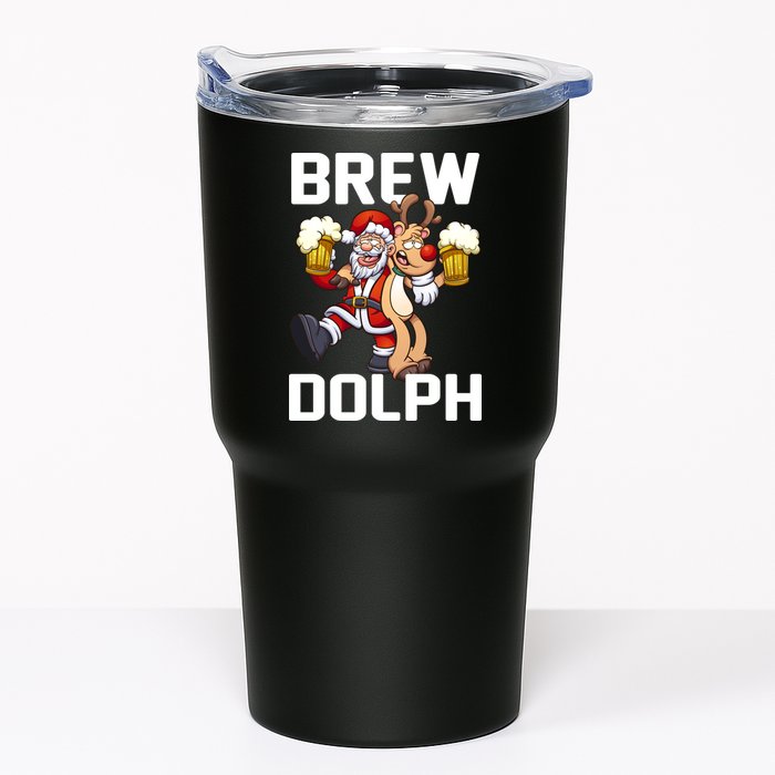Brew Dolph Red Nose Reindeer Tumbler
