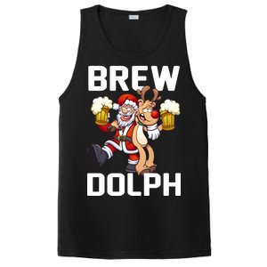 Brew Dolph Red Nose Reindeer PosiCharge Competitor Tank