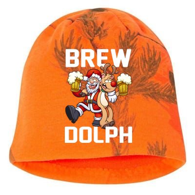 Brew Dolph Red Nose Reindeer Kati - Camo Knit Beanie