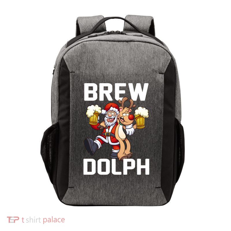 Brew Dolph Red Nose Reindeer Vector Backpack