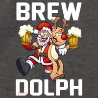 Brew Dolph Red Nose Reindeer Vector Backpack
