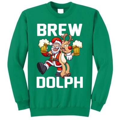 Brew Dolph Red Nose Reindeer Sweatshirt