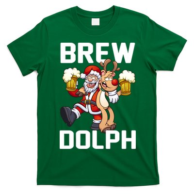Brew Dolph Red Nose Reindeer T-Shirt