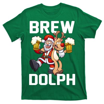 Brew Dolph Red Nose Reindeer T-Shirt