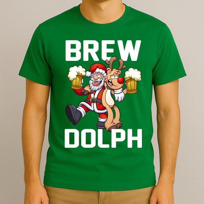 Brew Dolph Red Nose Reindeer T-Shirt