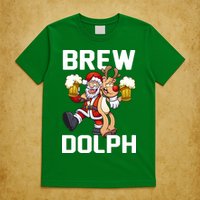 Brew Dolph Red Nose Reindeer T-Shirt
