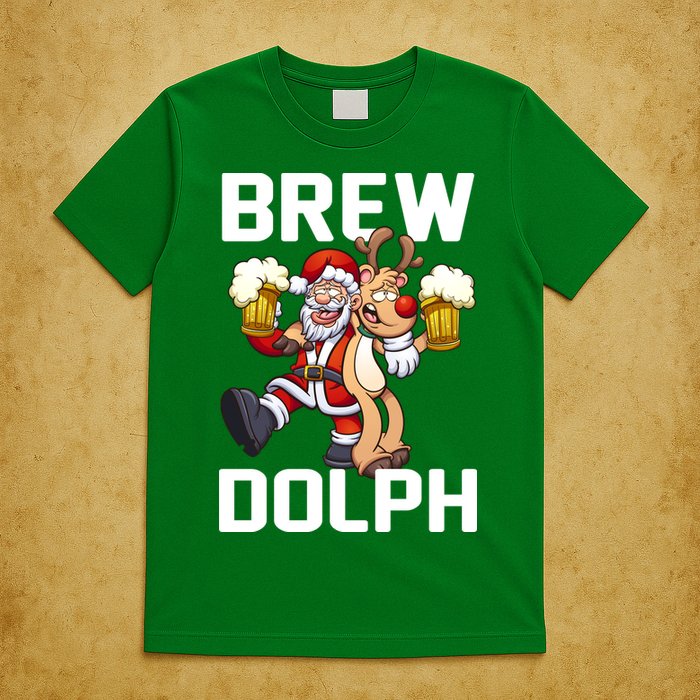 Brew Dolph Red Nose Reindeer T-Shirt